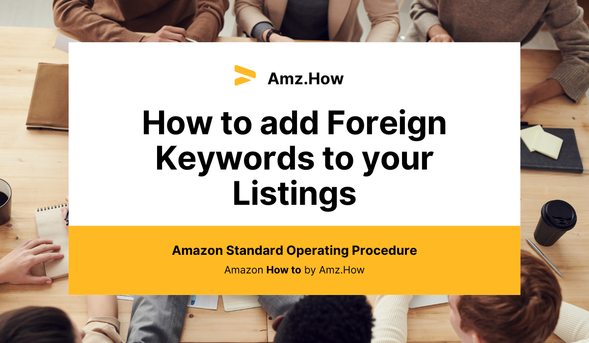 How to add Foreign Keywords to your Listings